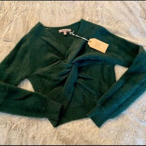 Forrest green fur sweater 🌲✨